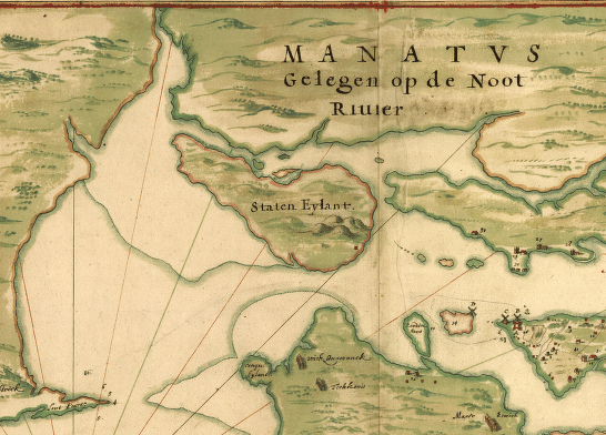 [map of Staten Eylant]