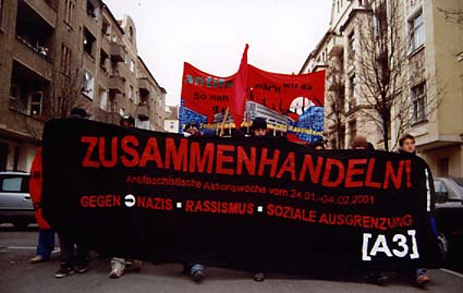 Foto des Leittransparentes (Isländer Str.)