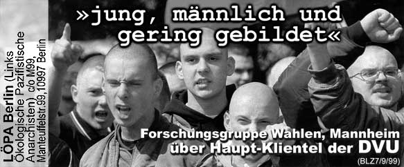 "jung, männlich und gering gebildet"