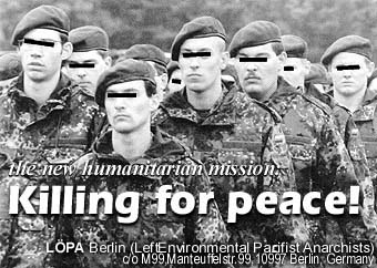 The new humanitarian mission: Killing for peace!