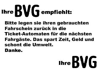 BVG-Aufruf