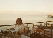 Yours truly eating St.Peter's fish in Tiberius