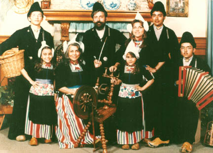 My family in Holland, 1980