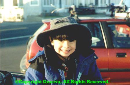 My son At The Wall, Hampton 
Beach NH