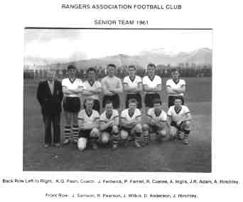 Photo of Rangers AFC 1961 mens first team. 