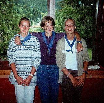 Karen,Stefanie en ikzelf