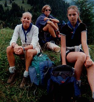 Stefanie, ikzelf en Rene