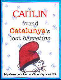 CAITLIN found Catalunya's lost barretina