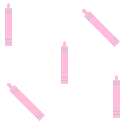 Pink crayon background