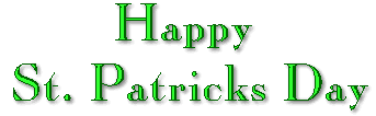 St Patrick's Day title