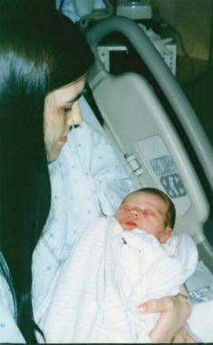 this is me with mommy right after I was born