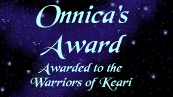 Onnica's Award