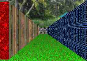 3D garden maze adventure game puzzle view.