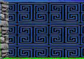 3D garden maze adventure game puzzle view.