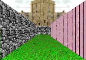 3D garden maze adventure game puzzle view.