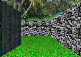 3D garden maze adventure game puzzle view.