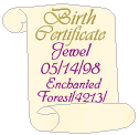 Jewel's Birth Certificate