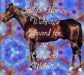 Sally's Horsey Webpage Award