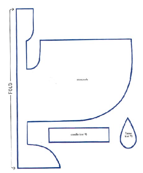 Hanakkah Banner pattern