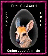 Renelf's Born Free Award