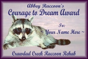 Abbey's Courage To Award