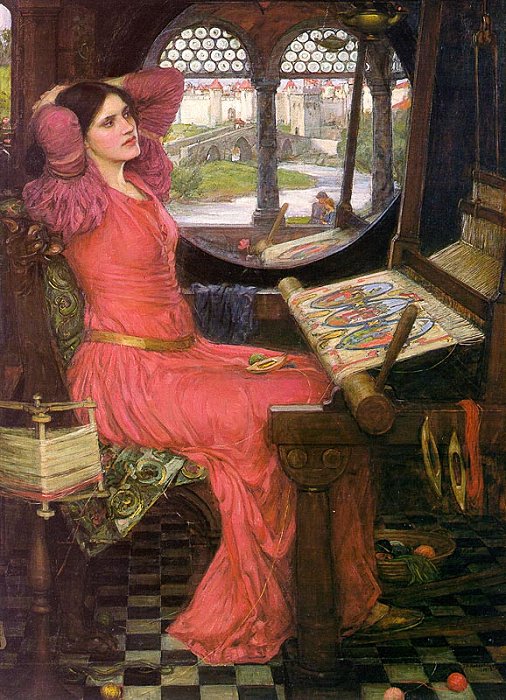 J.W. Waterhouse's The Lady at Her Loom