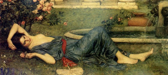 J.W. Waterhouse's Sweet Summer