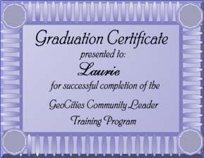 My Certificate!