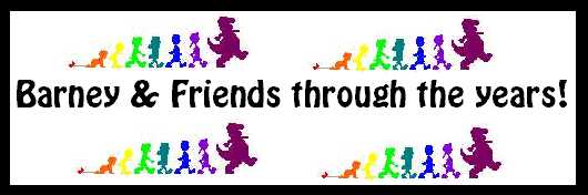 Barney & Friends through the years