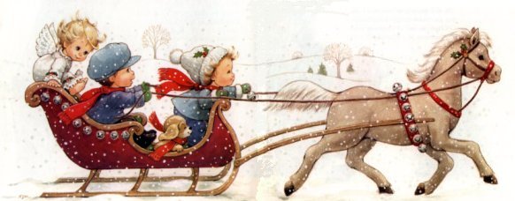 One-horse open sleigh