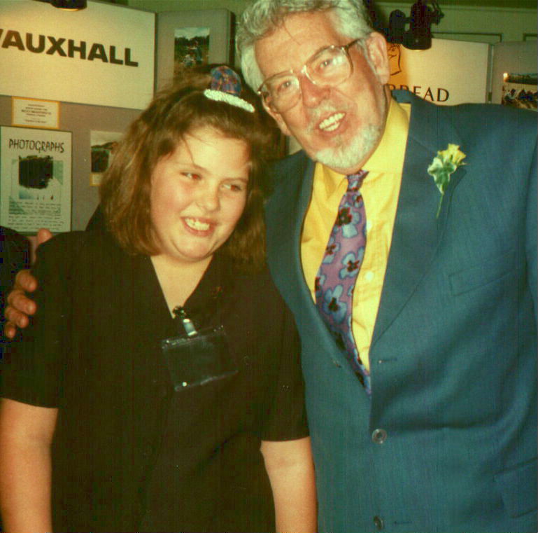 Lisa with Rolf Harris