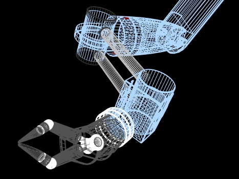 Brazo Mecnico WireFrame