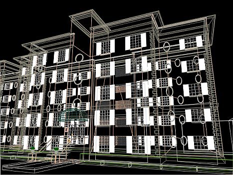 Condominio Pedregal del Sur WireFrame