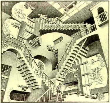 Maurits Cornelis Escher - Relativity (1953)