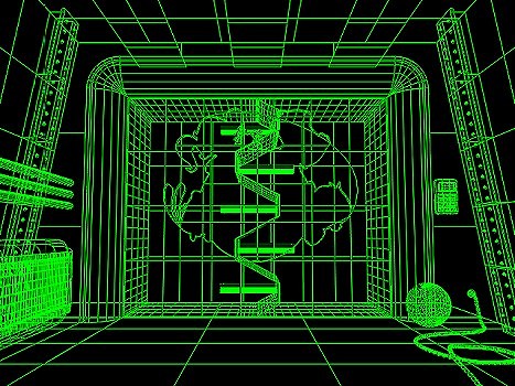 Puerta Espacial WireFrame