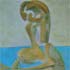 Picasso: Baigneuse assise au bord de la mer