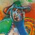 Picasso: Vieil homme assis, Mougins