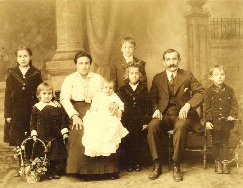 Nick Winkler and Family, about 1895