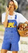 Pooh Peek Shortall (adult)