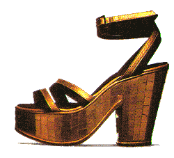 Platform shoe designed by Salvatore Farragamo, 1935