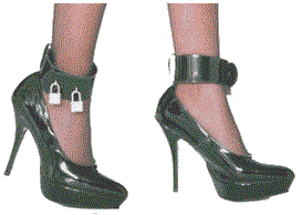 Fetish platform shoes