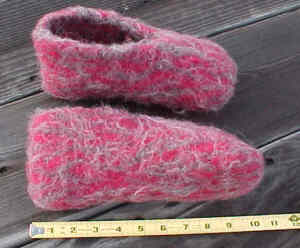 Felted to Fit Slippers