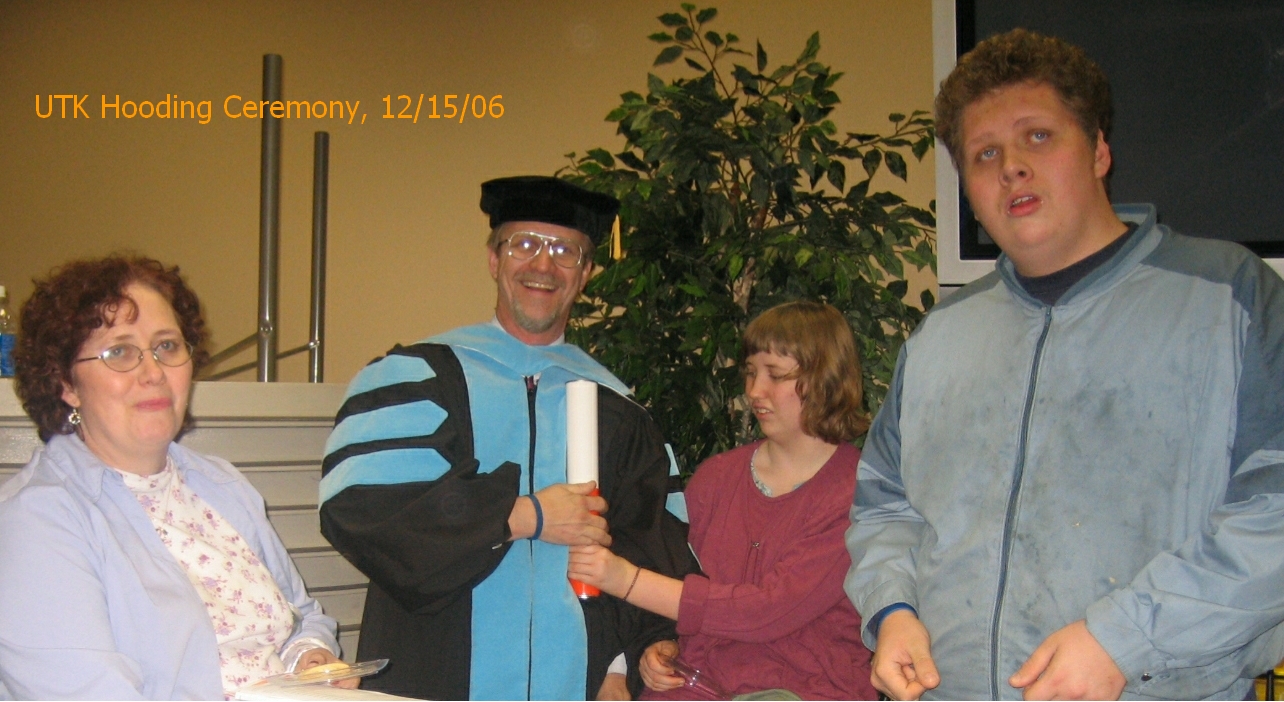 The Autistic Family after the hooding of Dr J, December 15, 2006