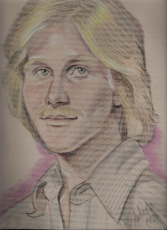 Wildwood Boardwalk Mall fellow inmate and resident artist did me in pastels in August of 1978