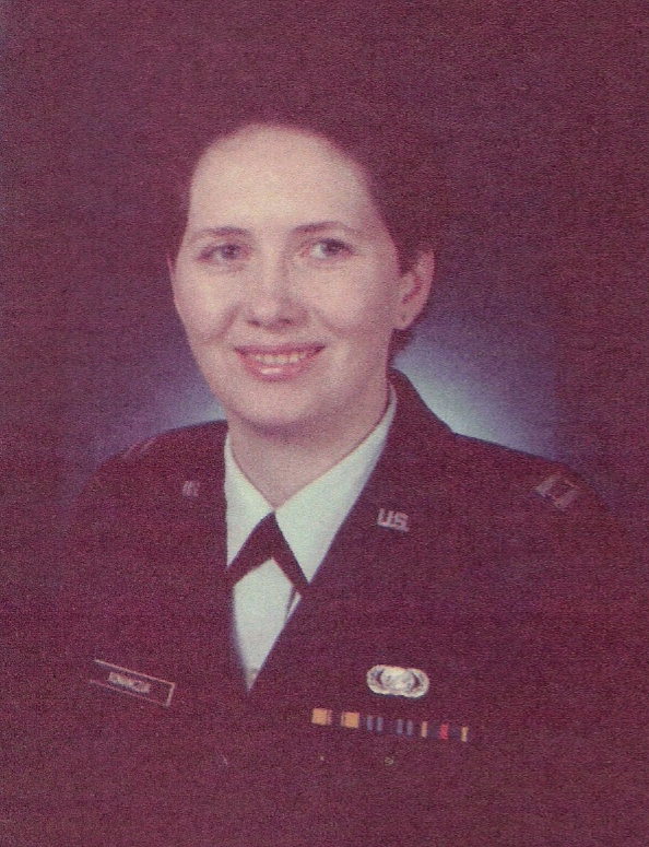 Cathy's Air Force Institute of Technology graduation, December 14, 1989