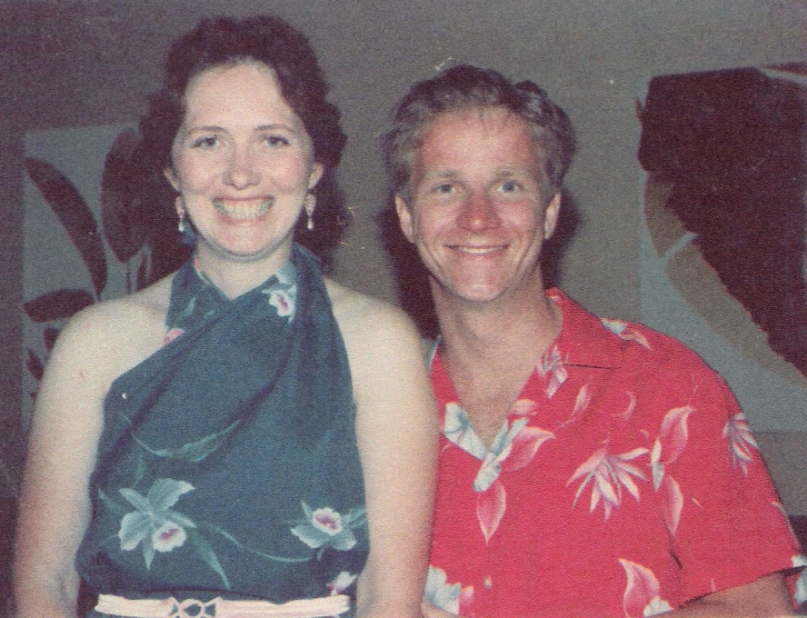 Cathy and Jeff at the Hale Koa, Honolulu, Hawaii, February, 1988