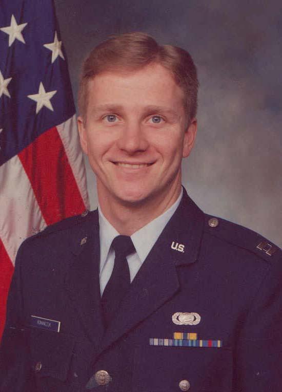 Jeff at Squadron Officer School, January 1991.  This is how I spent most of Desert Storm, studying how to manage violence and control the air while other captains were actually doing it.