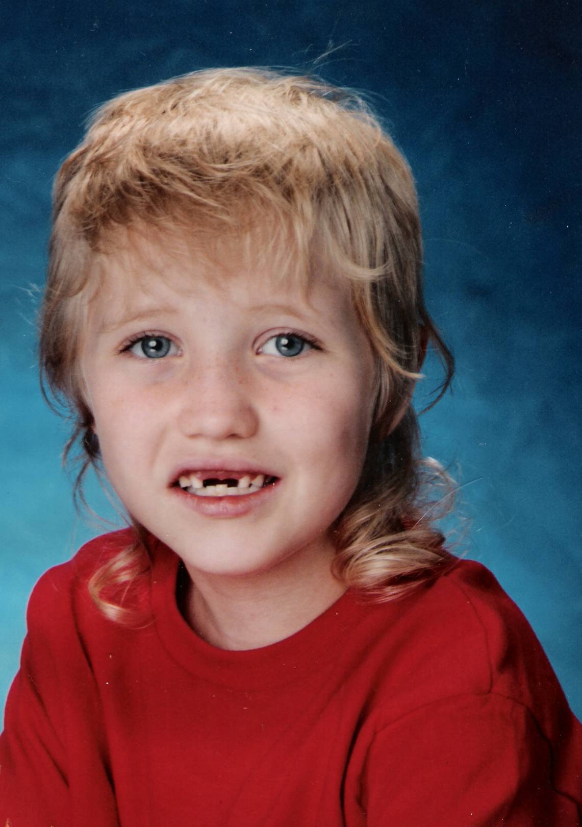 Kate school picture, September 1997, 6 years old