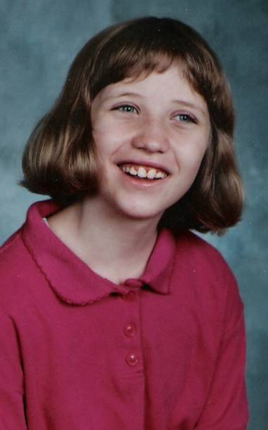 Kate's school picture, October 2001, 10 years old