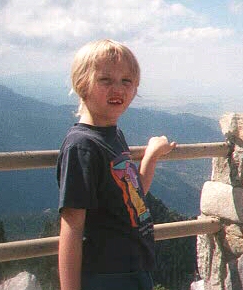 Kate, Sandia Crest, September, 1998